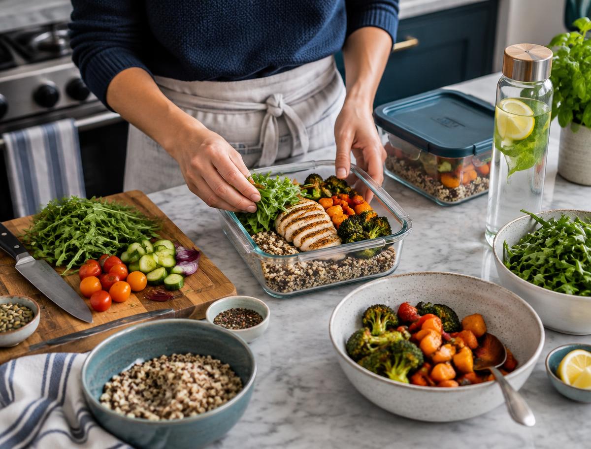 Balanced everyday meal preparation for sustainable nutrition